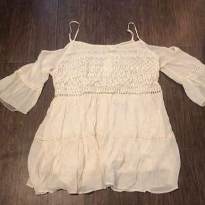 NWT Vivid, White Embroidered Mini Dress